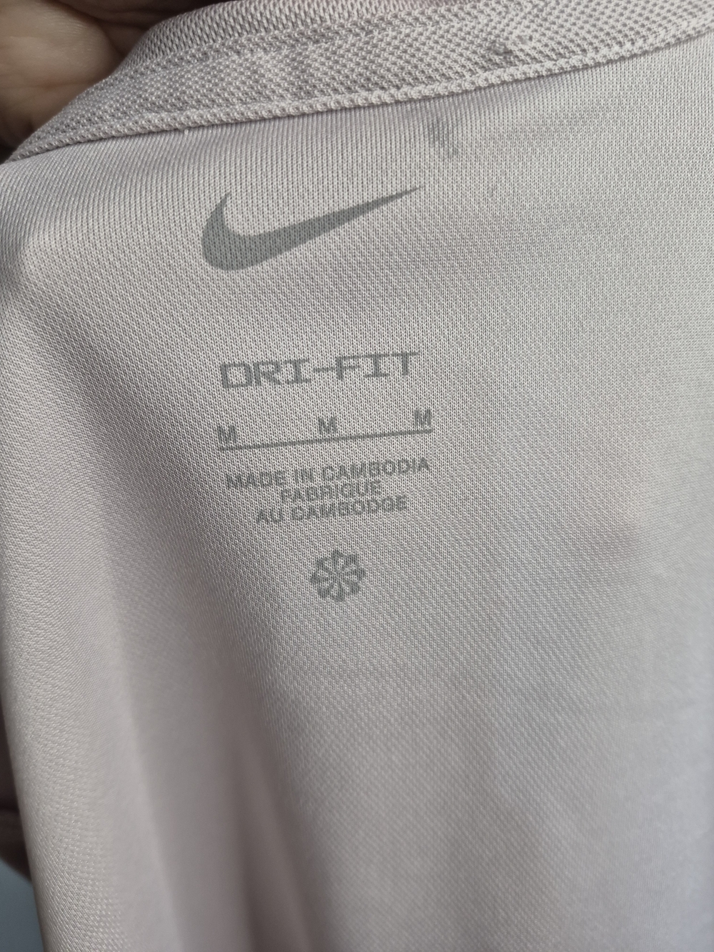 Nike Dri-FIT Sleeveless Polo Top Medium Light Pink Golf Athletic - Picture 5 of 6